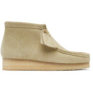 Clarks Suede Wallabee Boots Maple Suede
